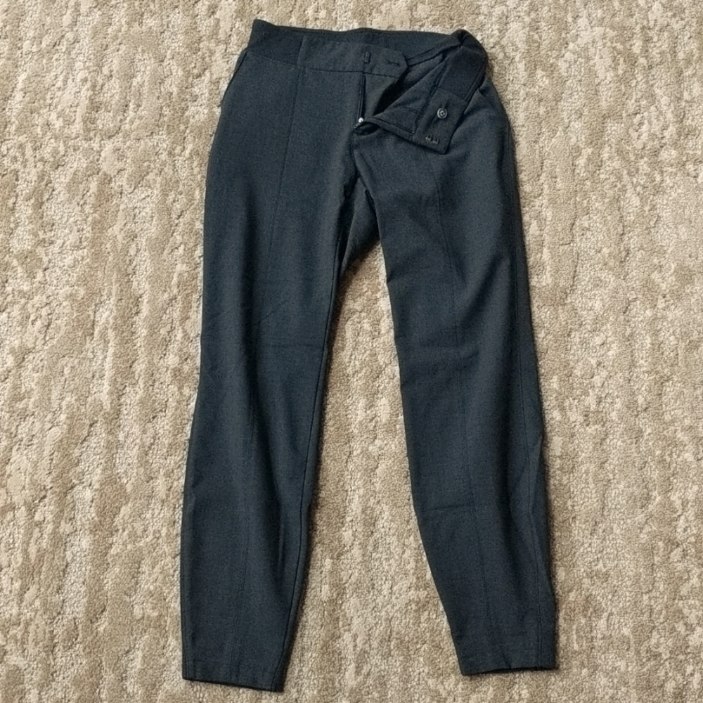 Athleta dark grey wool pants